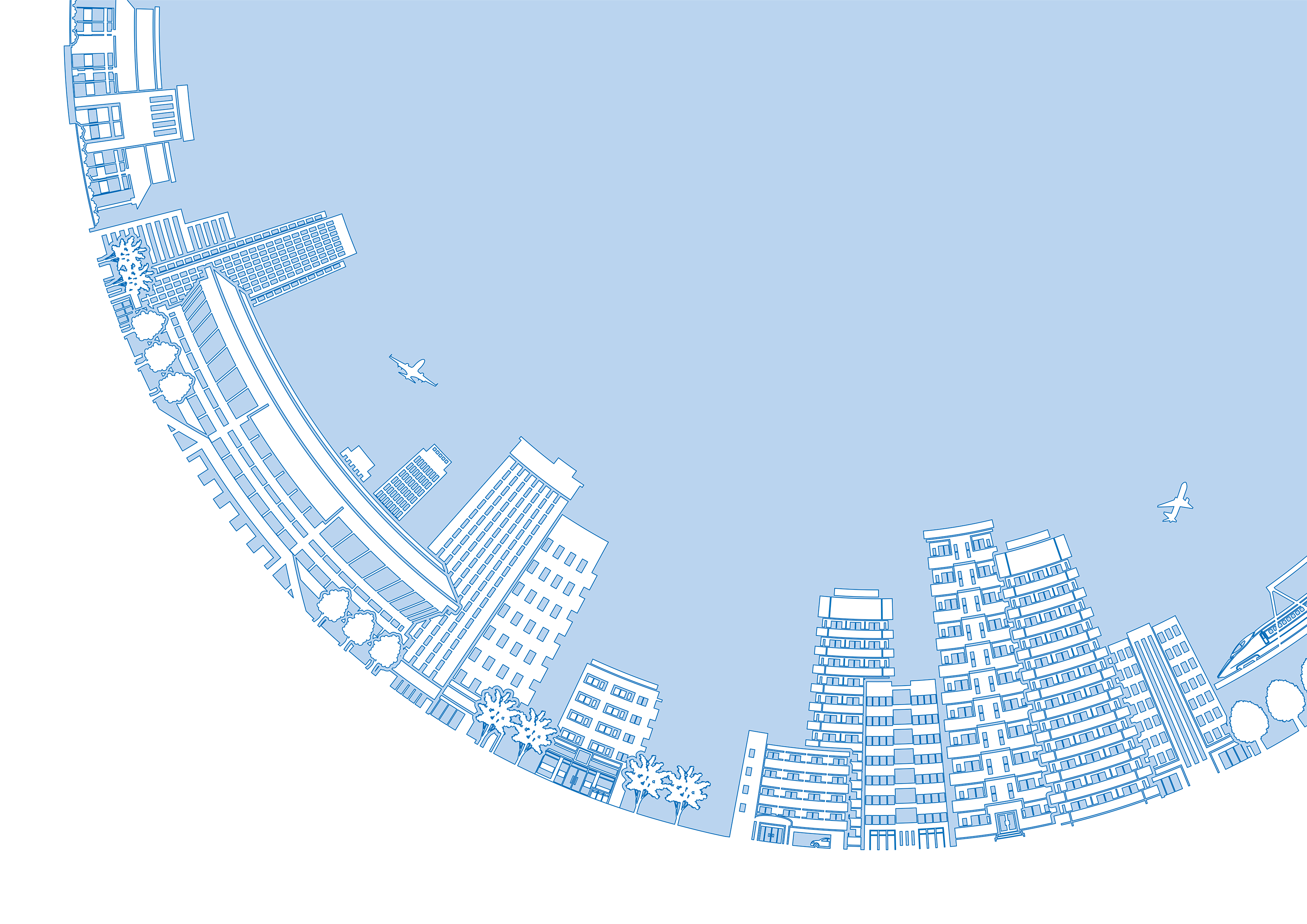 街並みイラスト