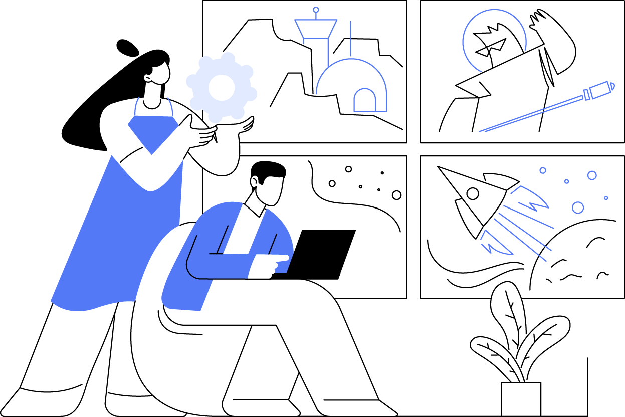 漫画・ストーリー表現制作イメージ