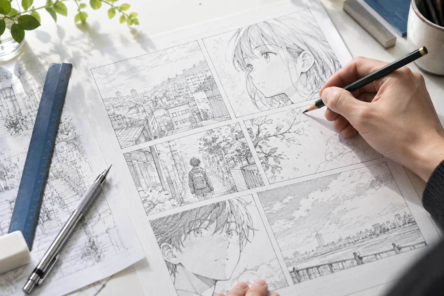 漫画・ストーリー表現制作の制作イメージ